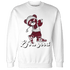 High White Team Red 1s Sweatshirt Match BER Like Golf - NastyJamz