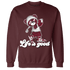 High White Team Red 1s Sweatshirt Match BER Like Golf - NastyJamz