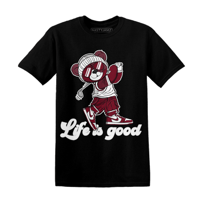 High White Team Red 1s T Shirt Match BER Like Golf - NastyJamz