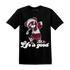 High White Team Red 1s T Shirt Match BER Like Golf - NastyJamz