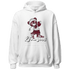 High White Team Red 1s Hoodie Match BER Like Golf - NastyJamz