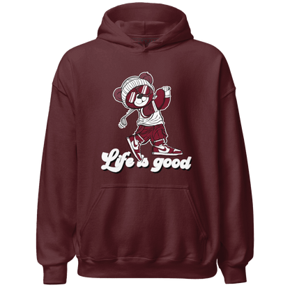 High White Team Red 1s Hoodie Match BER Like Golf - NastyJamz