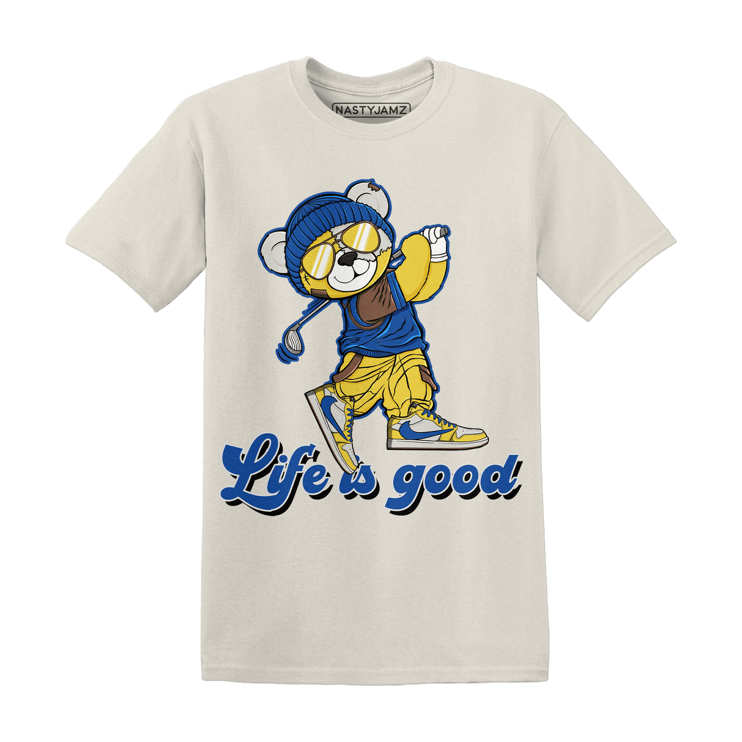 Low OG Canary TVSC 1s T Shirt Match BER Like Golf - NastyJamz