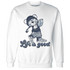 Mid Diffused Blue Grey 1s Sweatshirt Match BER Like Golf - NastyJamz