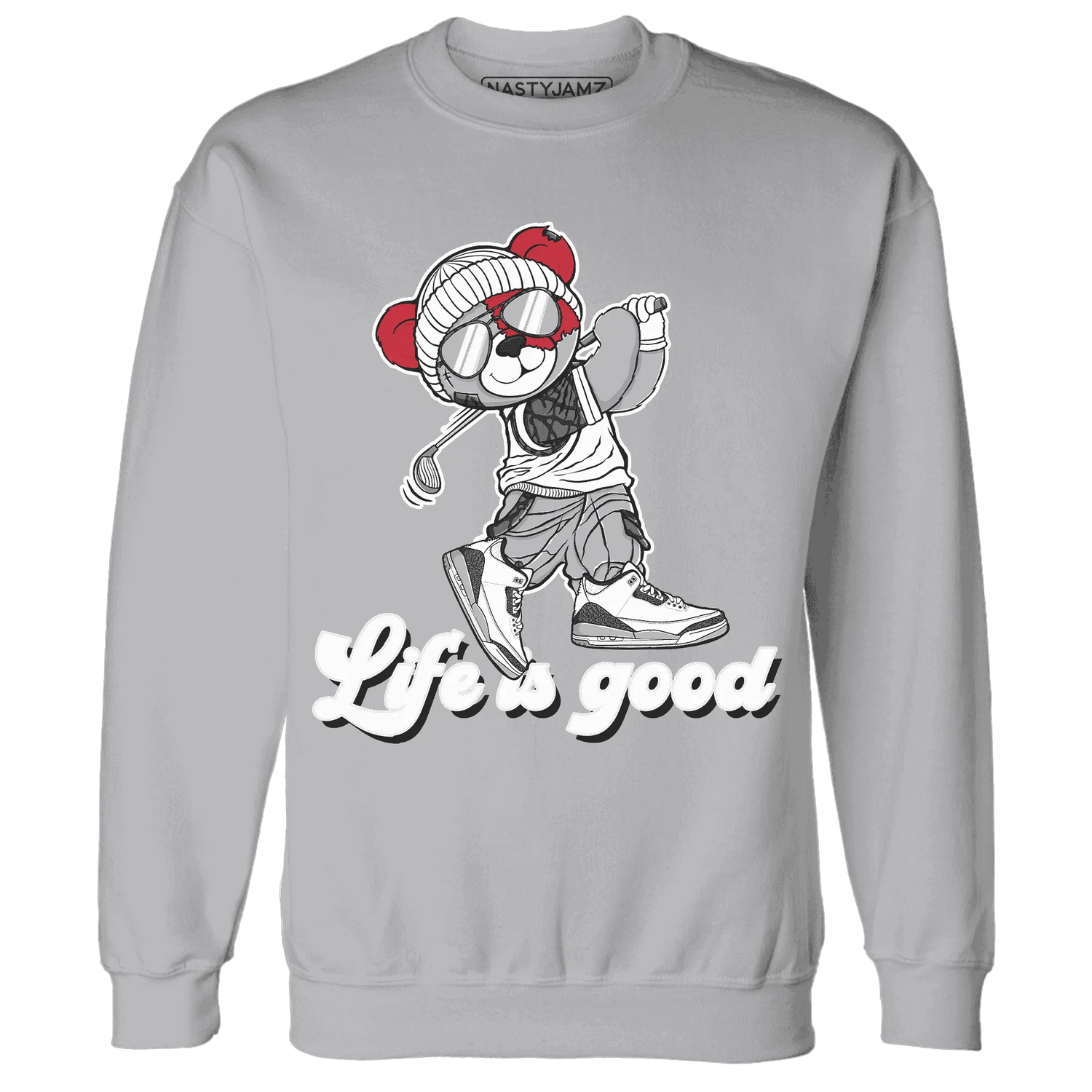 Cement-Grey-3s-Sweatshirt-Match-BER-Like-Golf