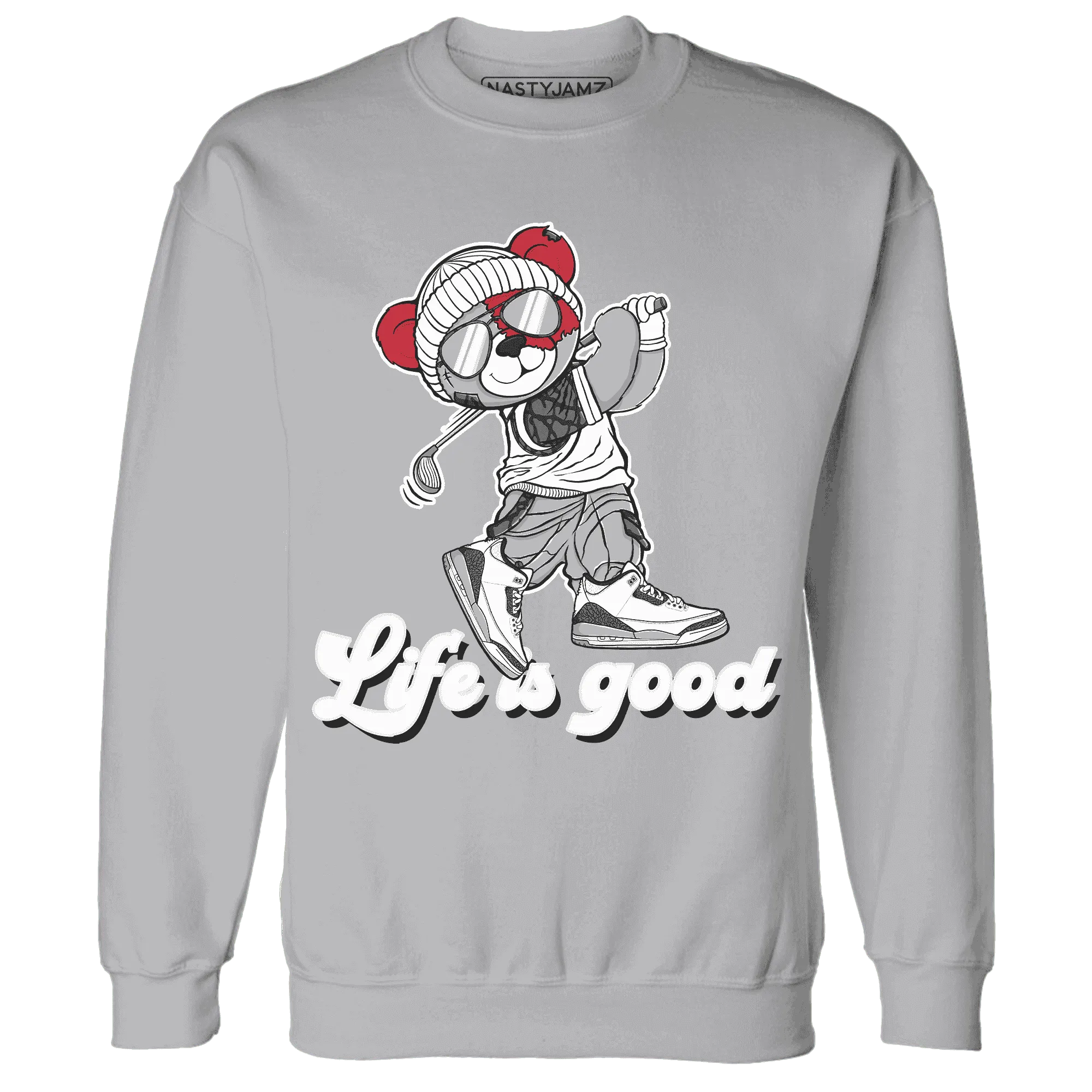 Cement-Grey-3s-Sweatshirt-Match-BER-Like-Golf