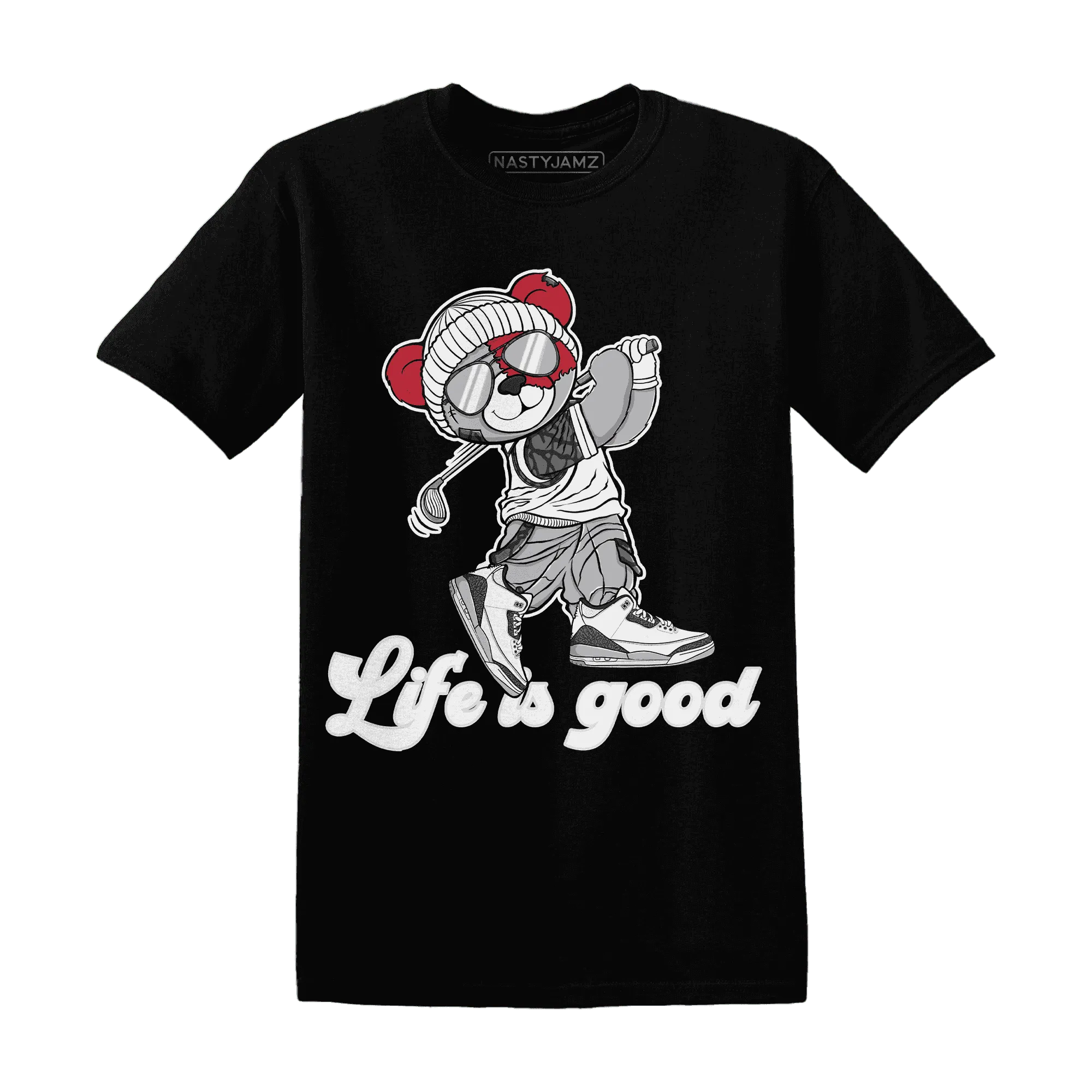 Cement-Grey-3s-T-Shirt-Match-BER-Like-Golf