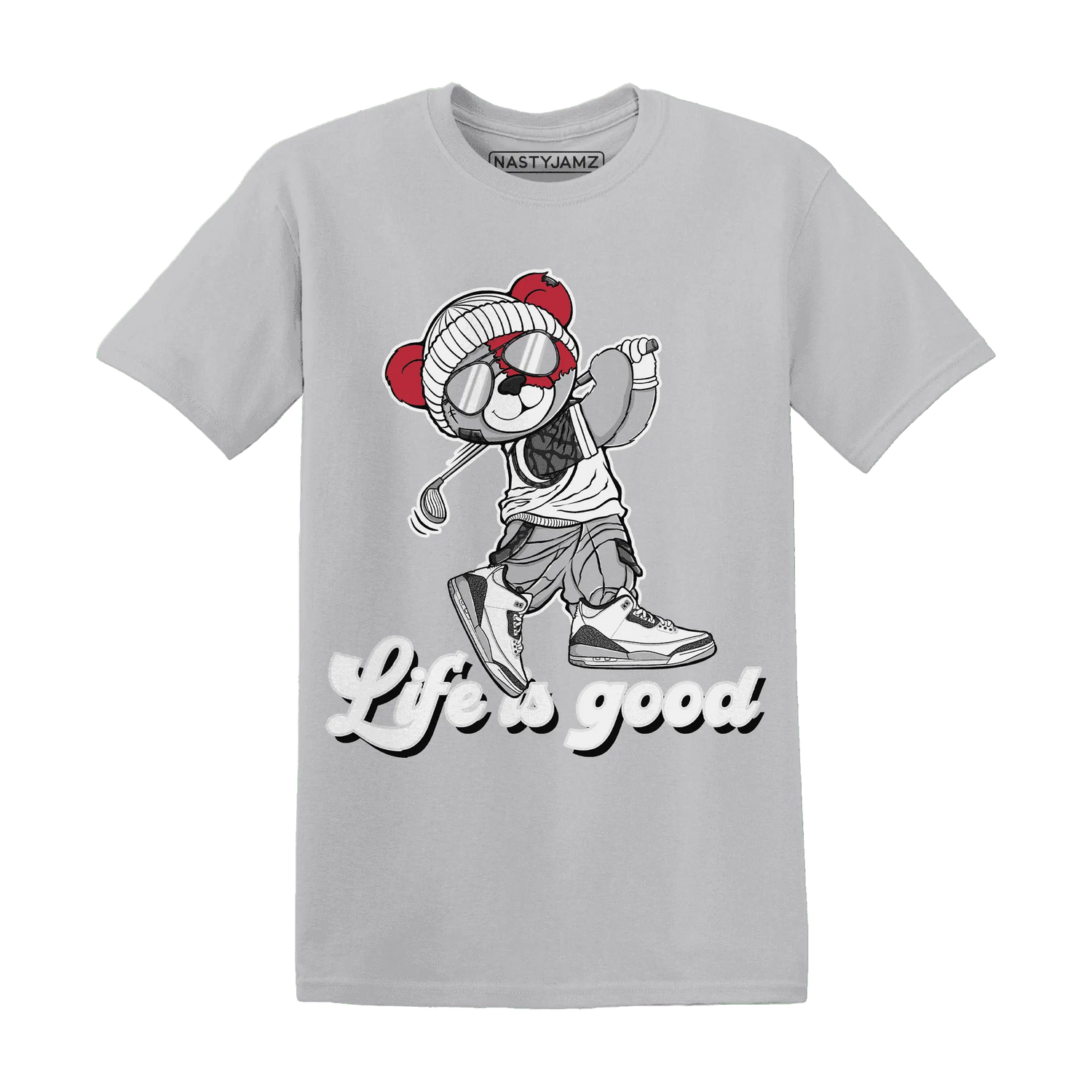 Cement-Grey-3s-T-Shirt-Match-BER-Like-Golf