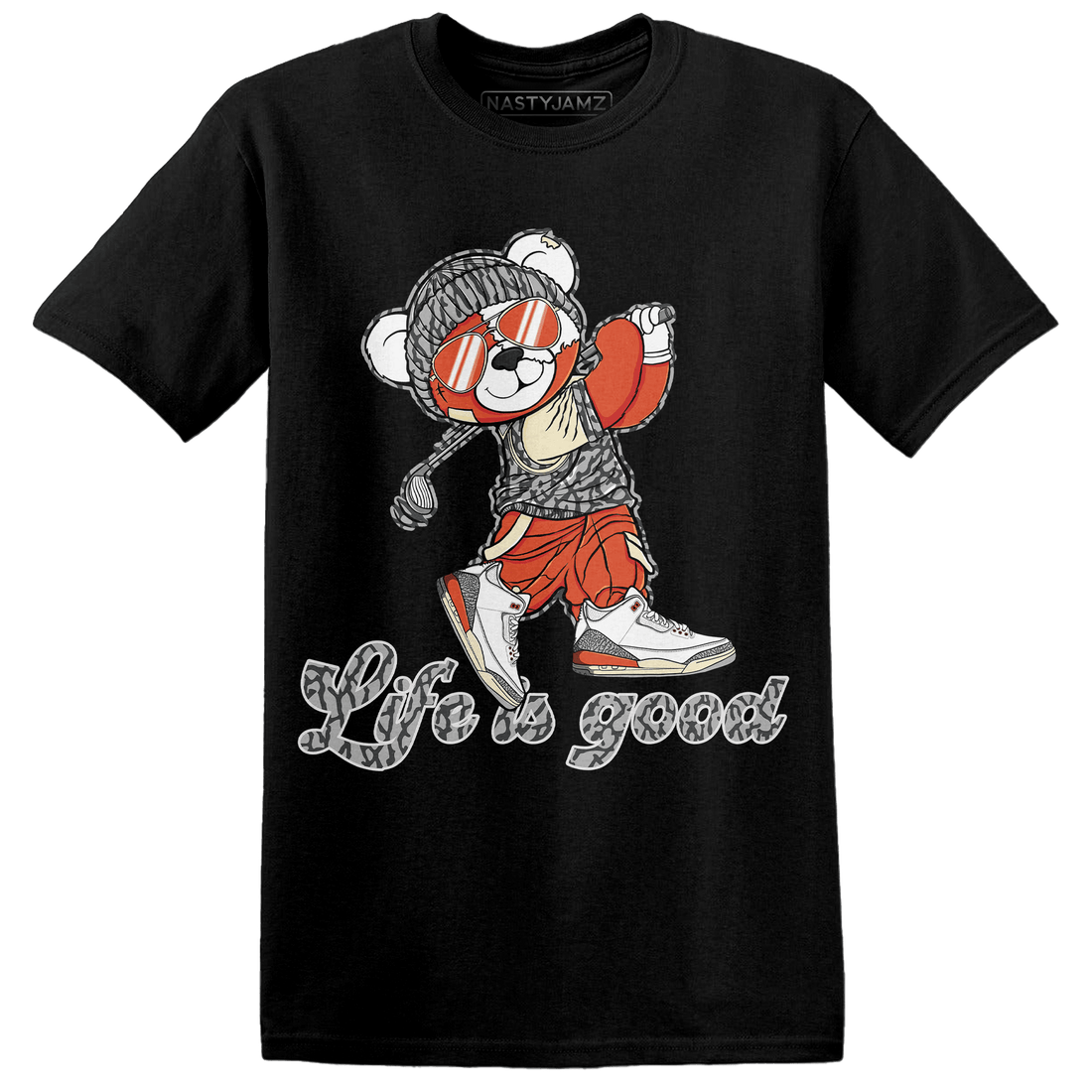 Georgia Peach 3s T Shirt Match BER Like Golf - NastyJamz