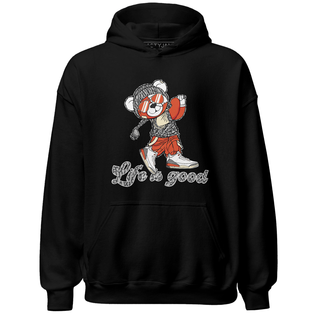 Georgia Peach 3s Hoodie Match BER Like Golf - NastyJamz