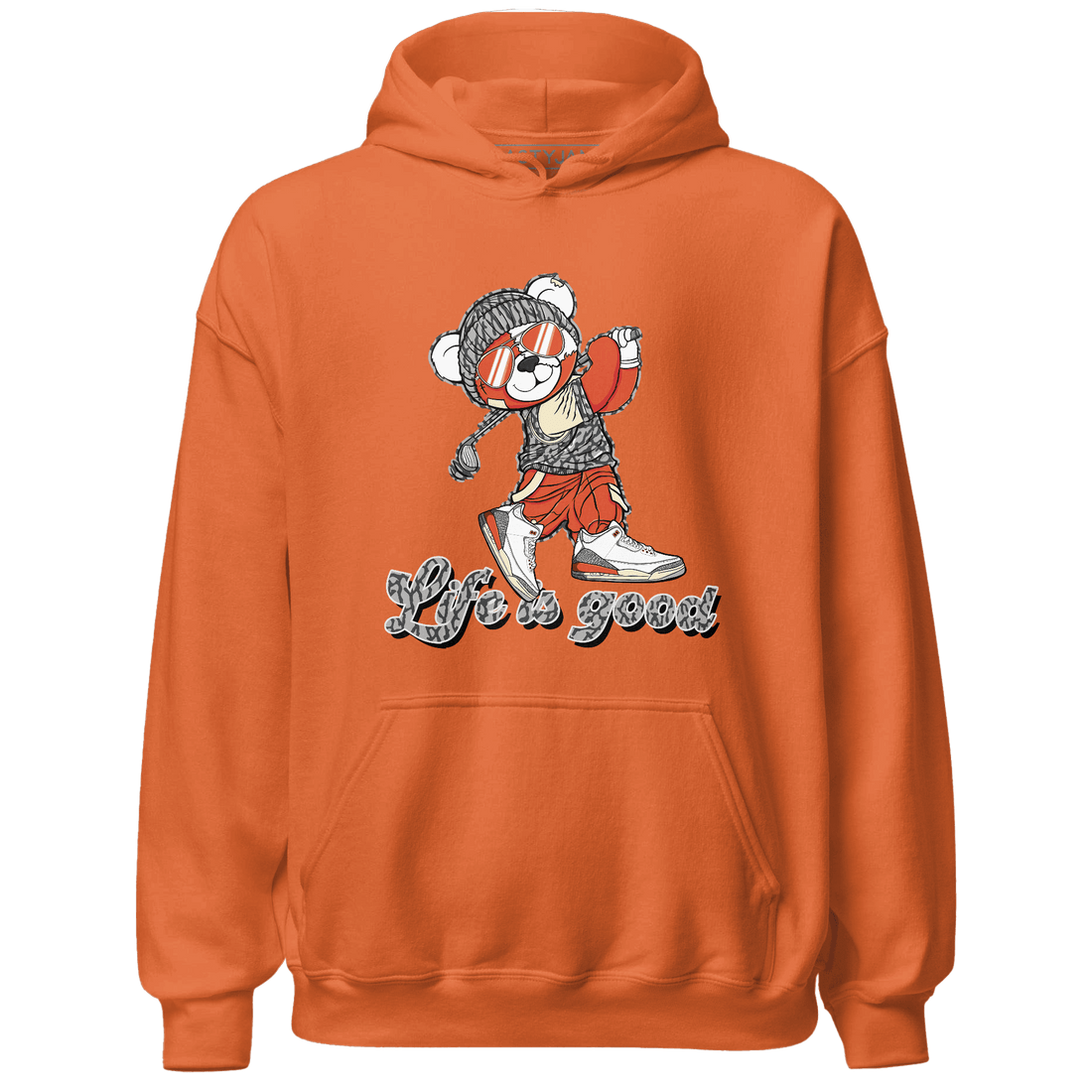 Georgia Peach 3s Hoodie Match BER Like Golf - NastyJamz