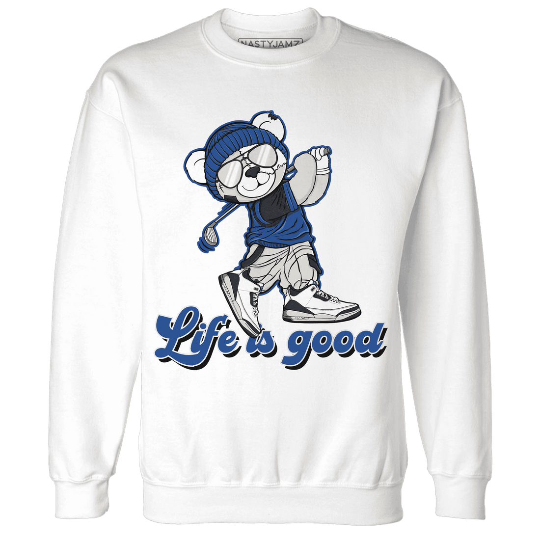 Quaiii 54 3s Sweatshirt Match BER Like Golf - NastyJamz