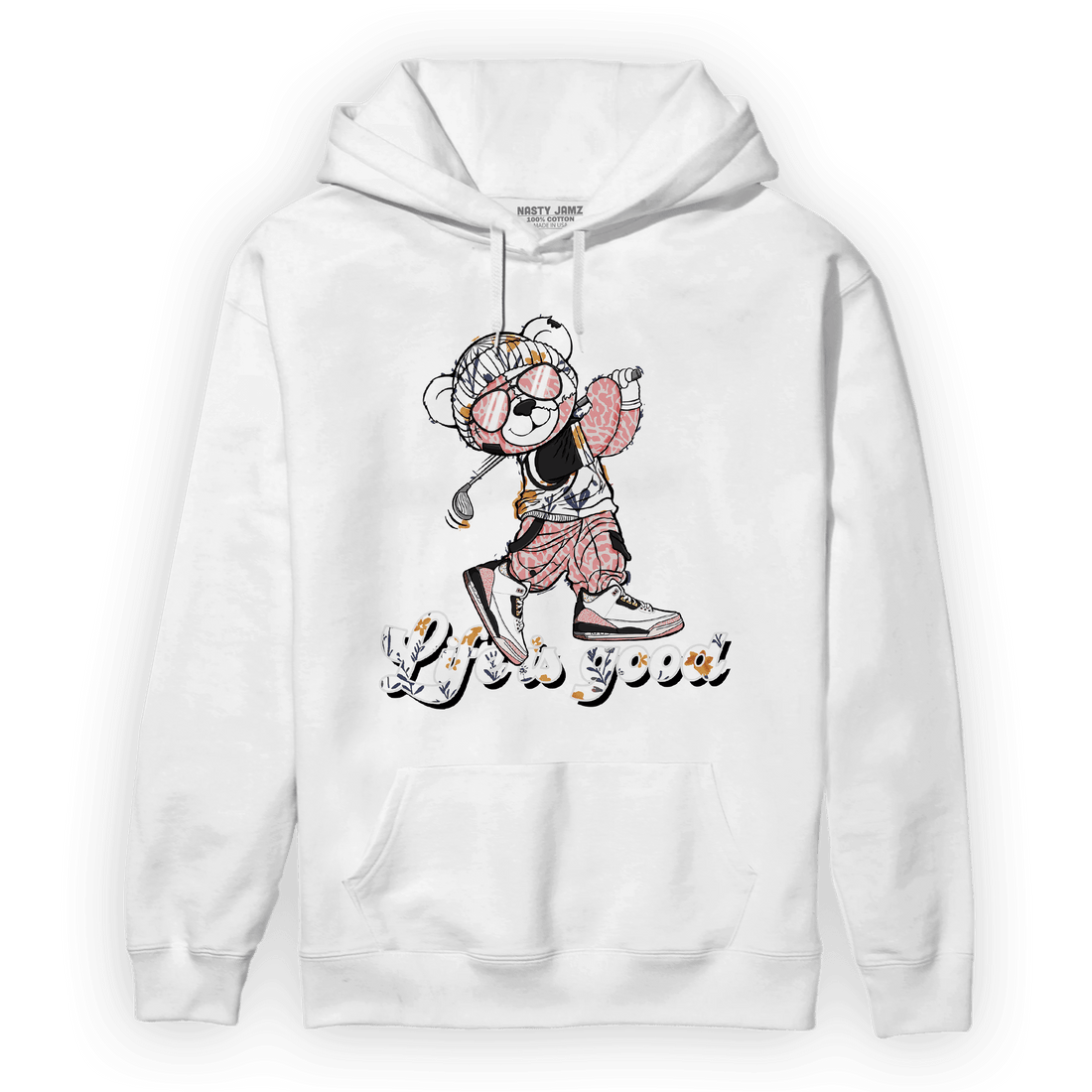 Red Stardust 3s Hoodie Match BER Like Golf - NastyJamz
