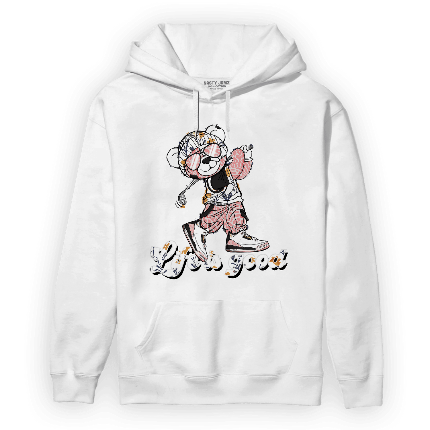 Red Stardust 3s Hoodie Match BER Like Golf - NastyJamz