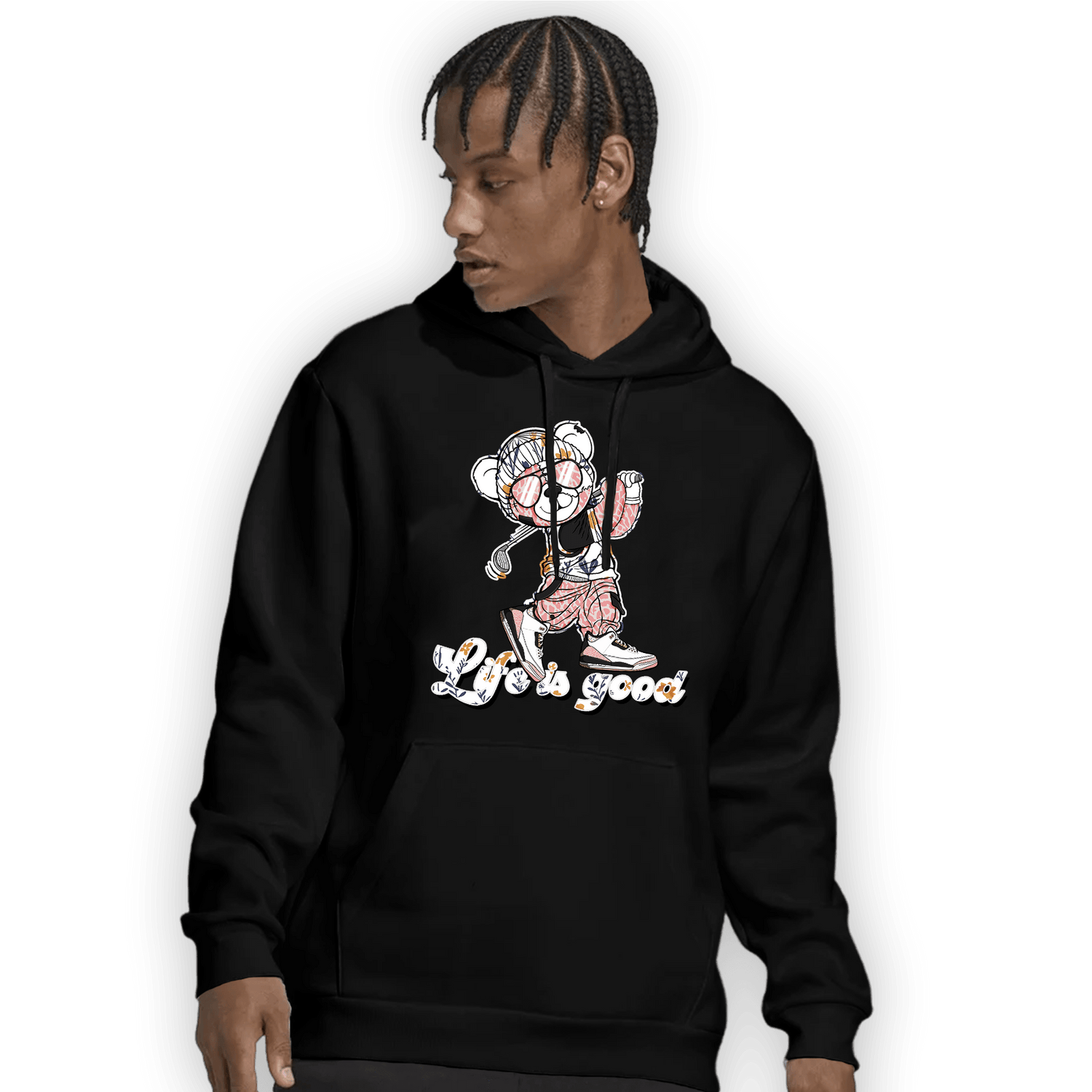 Red Stardust 3s Hoodie Match BER Like Golf - NastyJamz