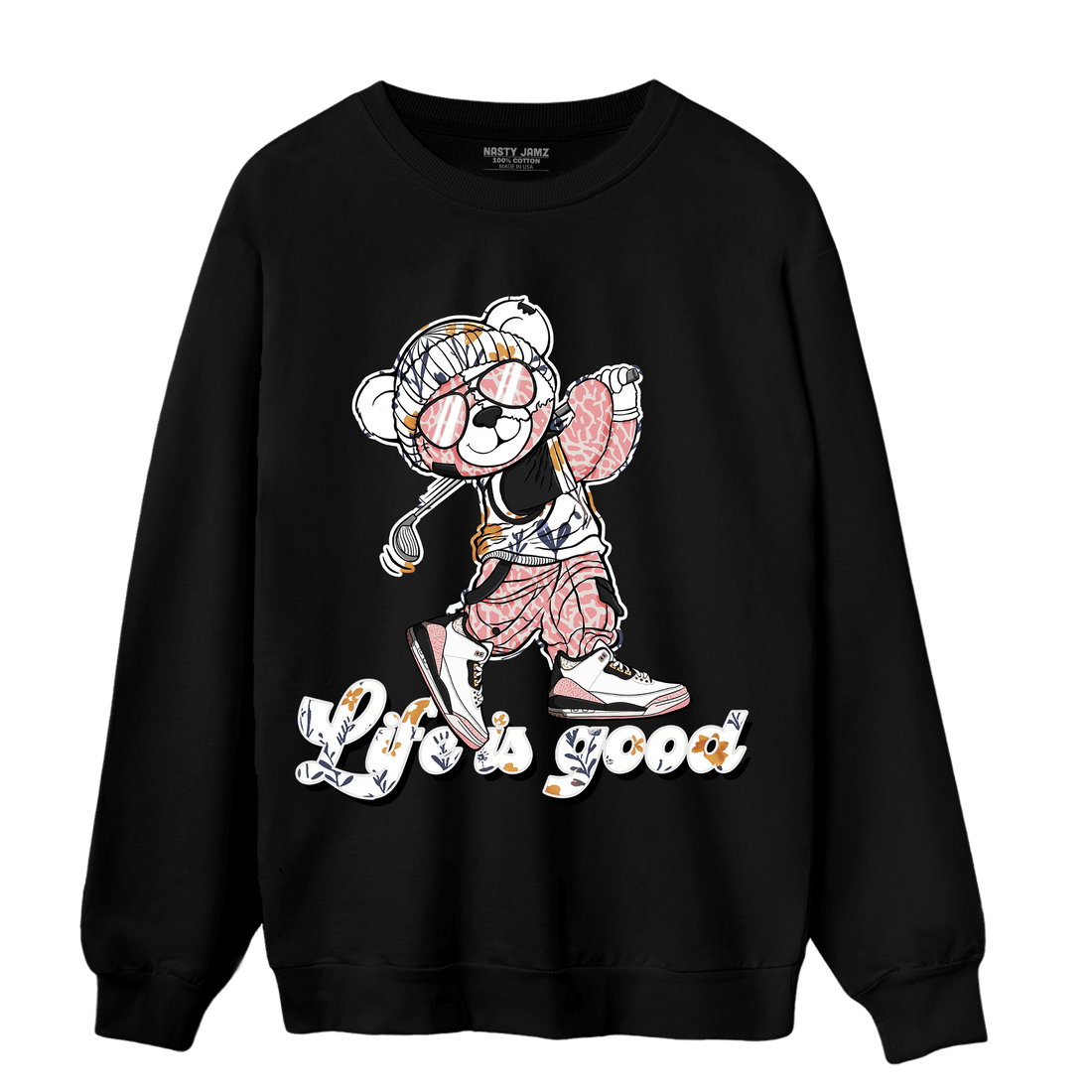 Red Stardust 3s Sweatshirt Match BER Like Golf - NastyJamz