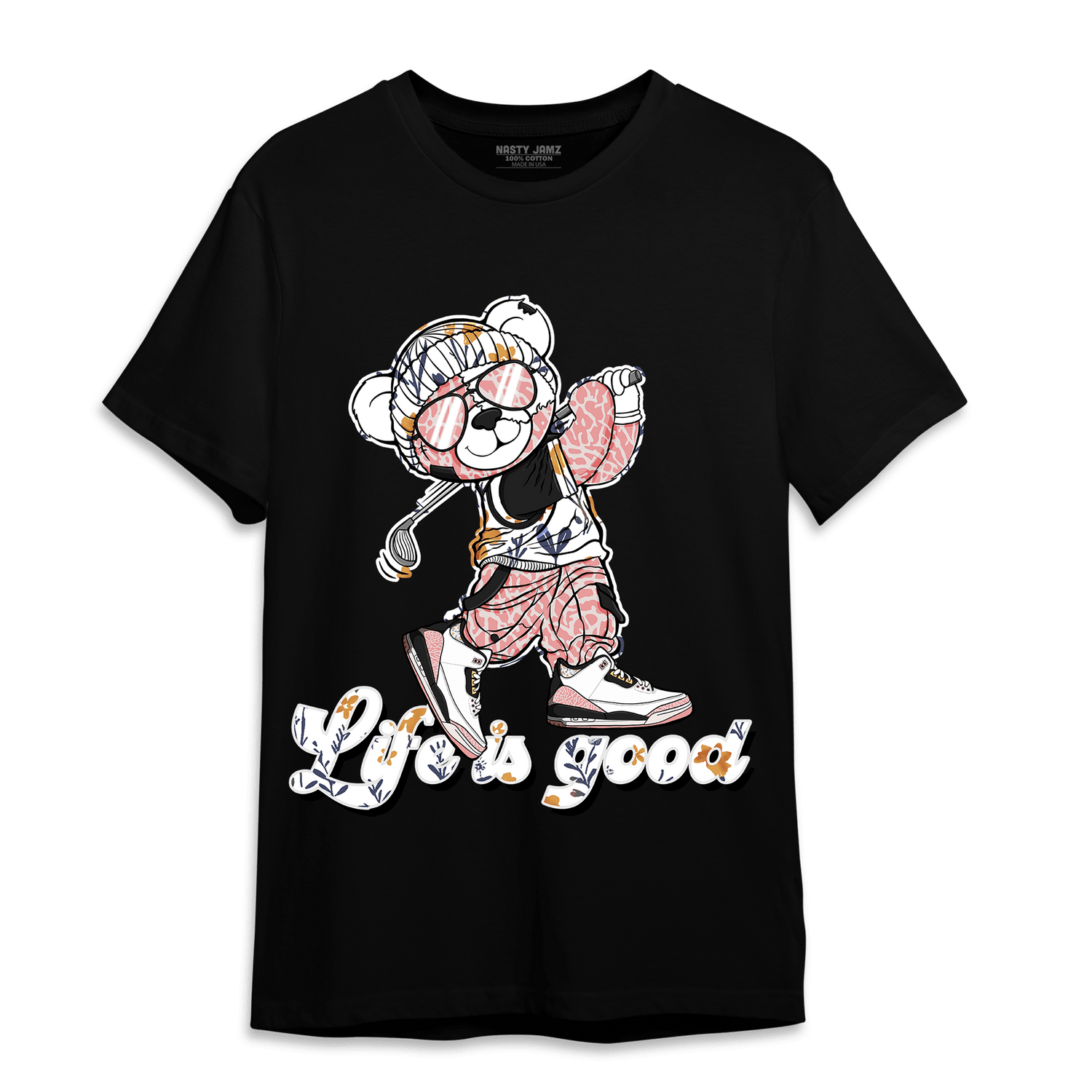 Red Stardust 3s T Shirt Match BER Like Golf - NastyJamz