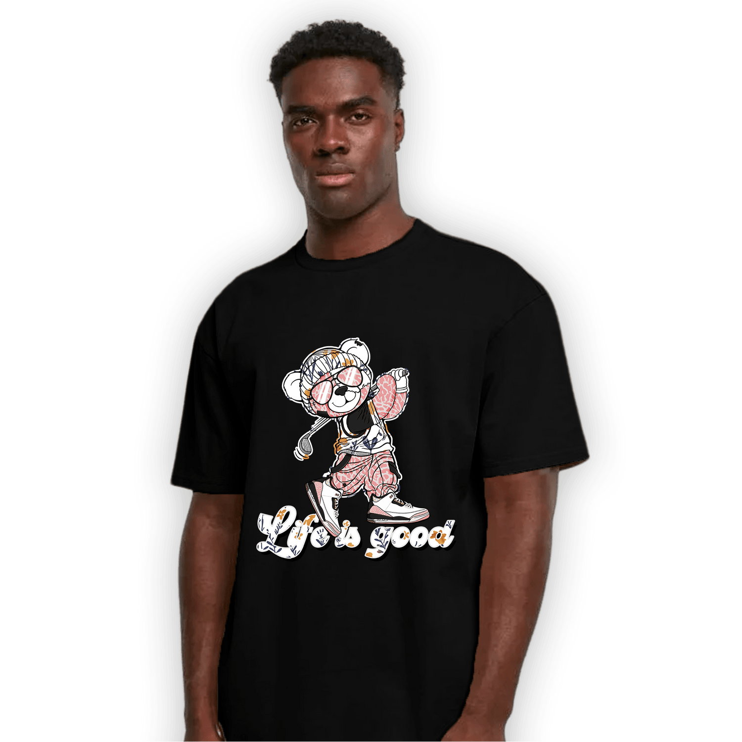 Red Stardust 3s T Shirt Match BER Like Golf - NastyJamz