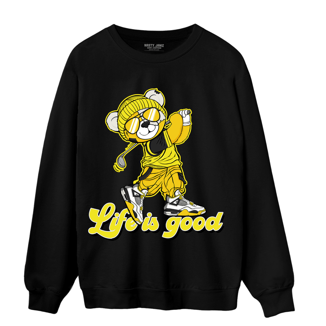 Vivid Sulfur 4s Sweatshirt Match BER Like Golf - NastyJamz