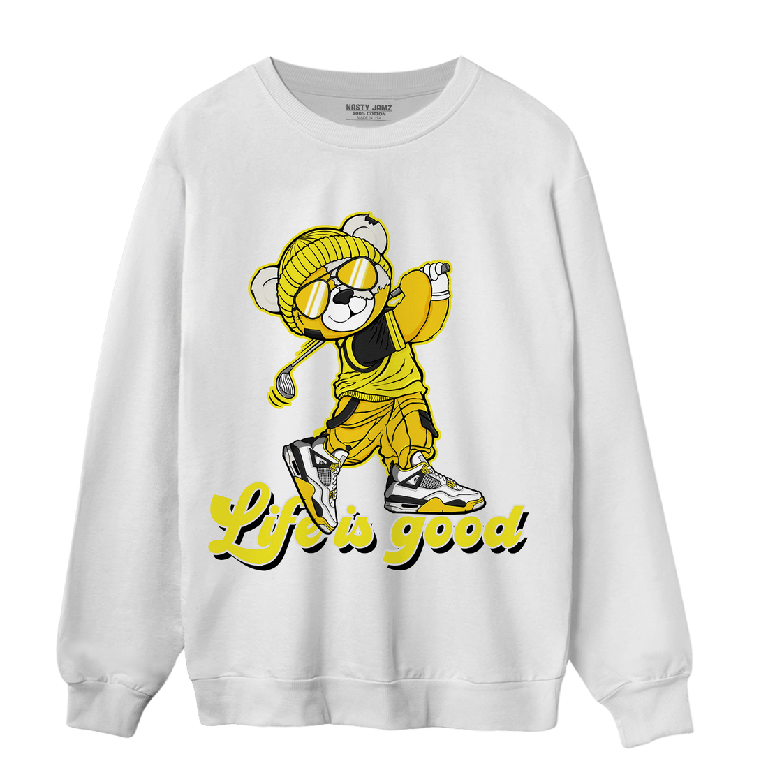 Vivid Sulfur 4s Sweatshirt Match BER Like Golf - NastyJamz