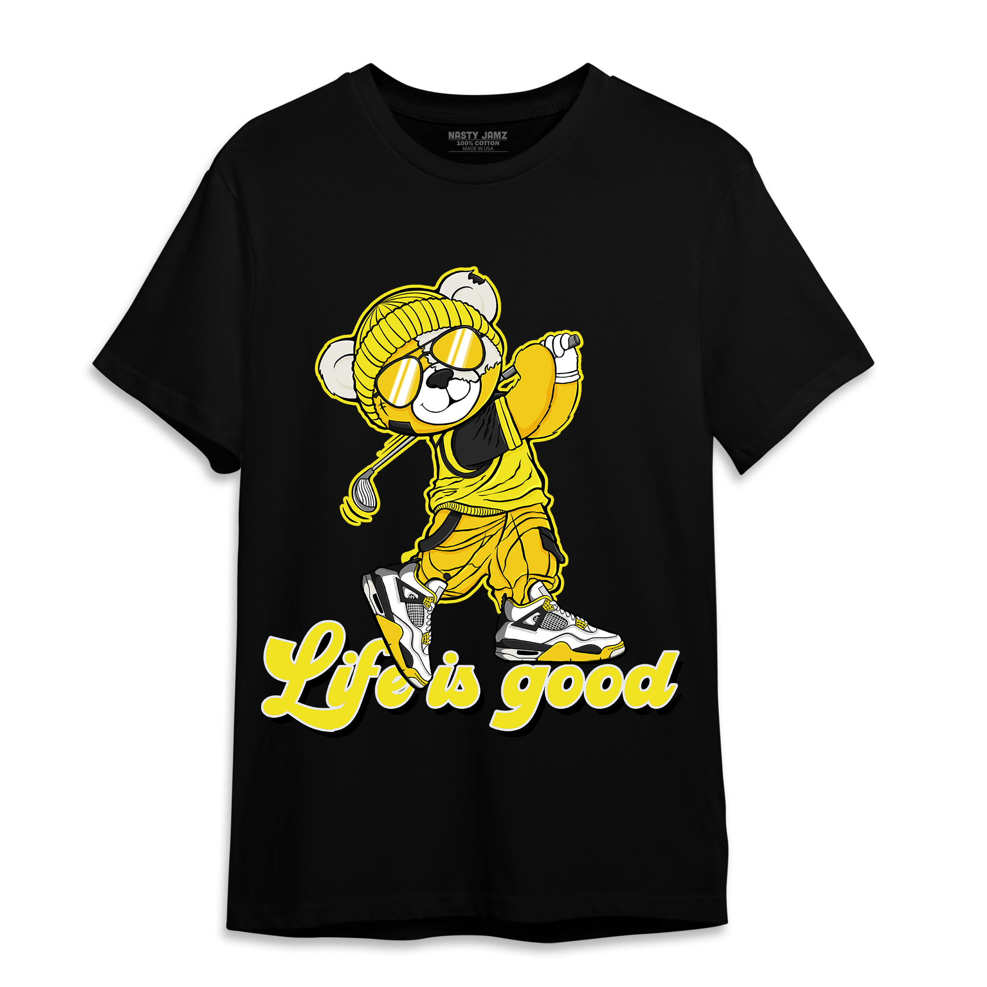 Vivid Sulfur 4s T Shirt Match BER Like Golf - NastyJamz