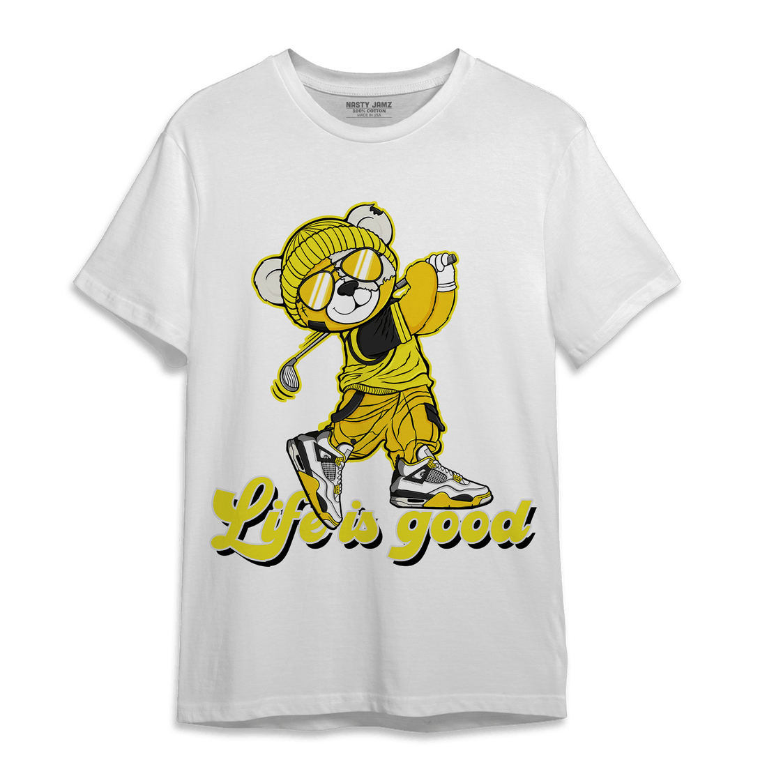 Vivid Sulfur 4s T Shirt Match BER Like Golf - NastyJamz