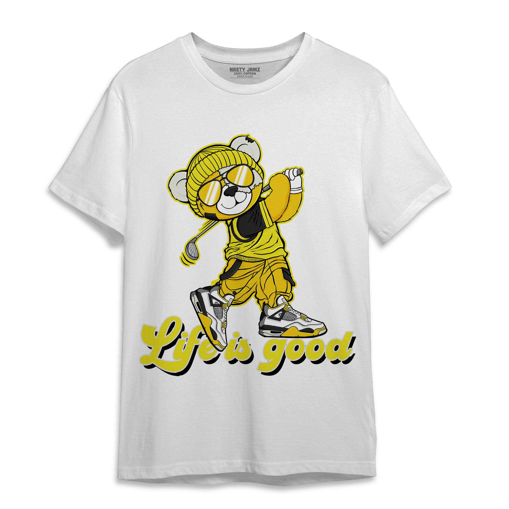 Vivid Sulfur 4s T Shirt Match BER Like Golf - NastyJamz