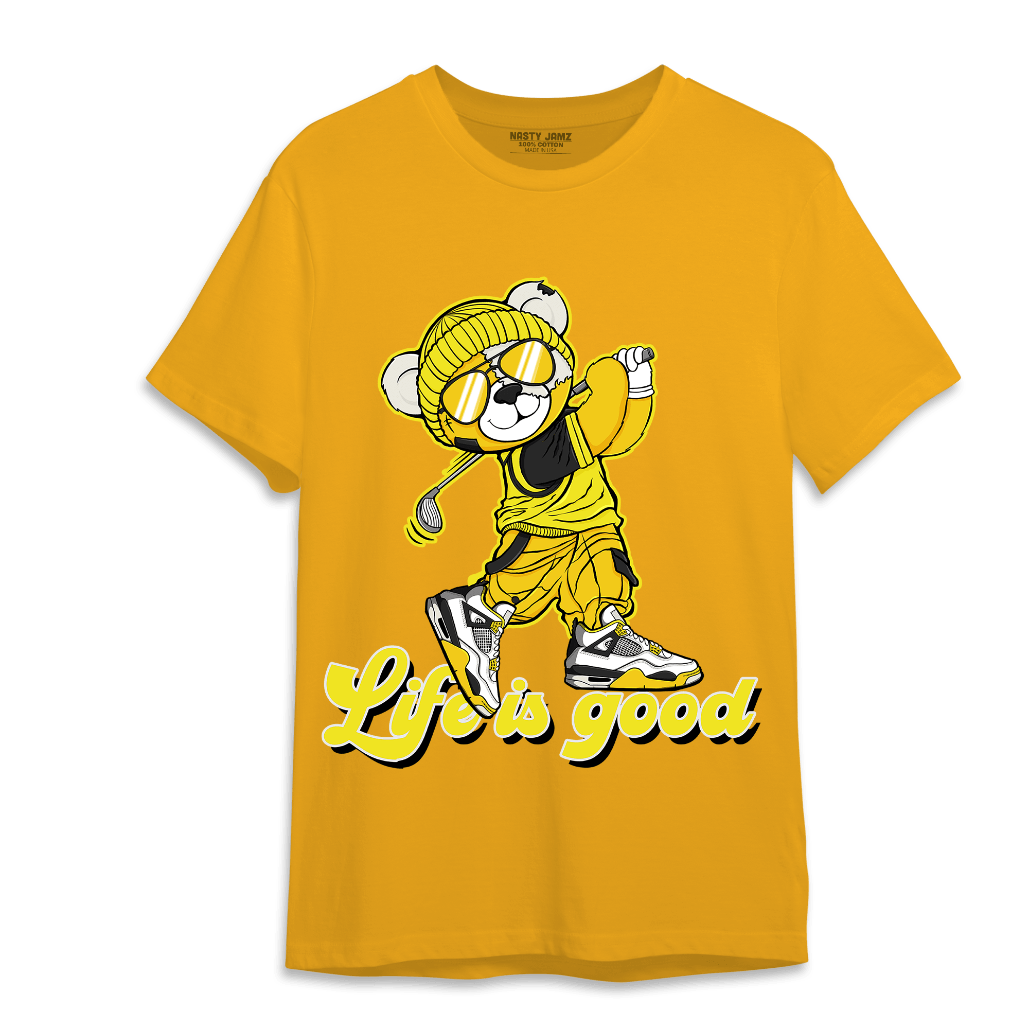 Vivid Sulfur 4s T Shirt Match BER Like Golf - NastyJamz