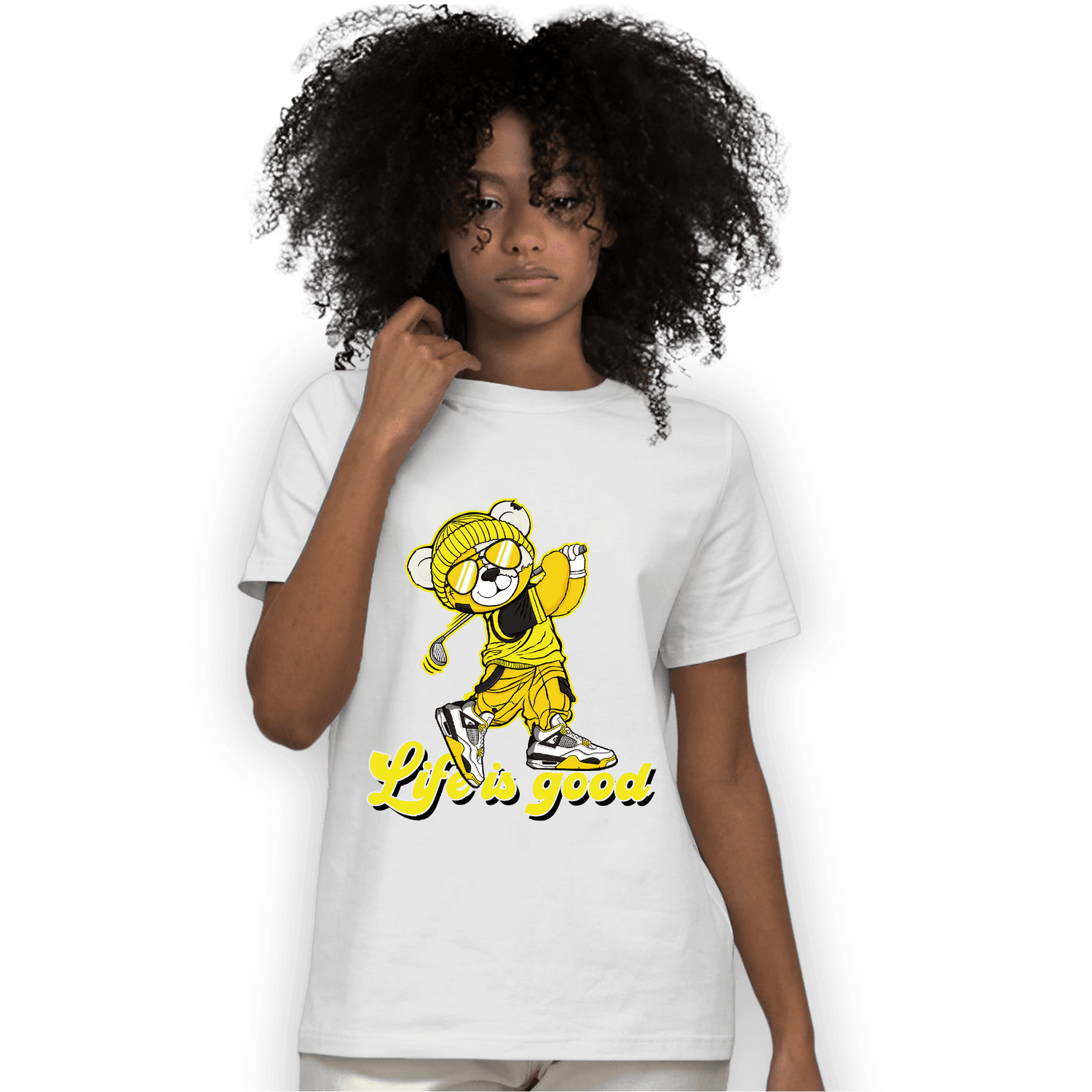 Vivid Sulfur 4s T Shirt Match BER Like Golf - NastyJamz