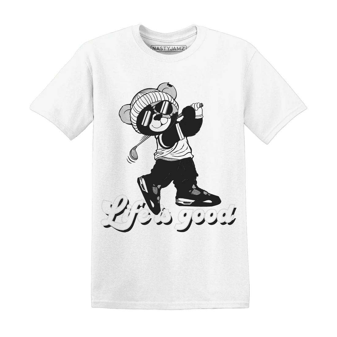 White-Thunder-4s-T-Shirt-Match-BER-Like-Golf