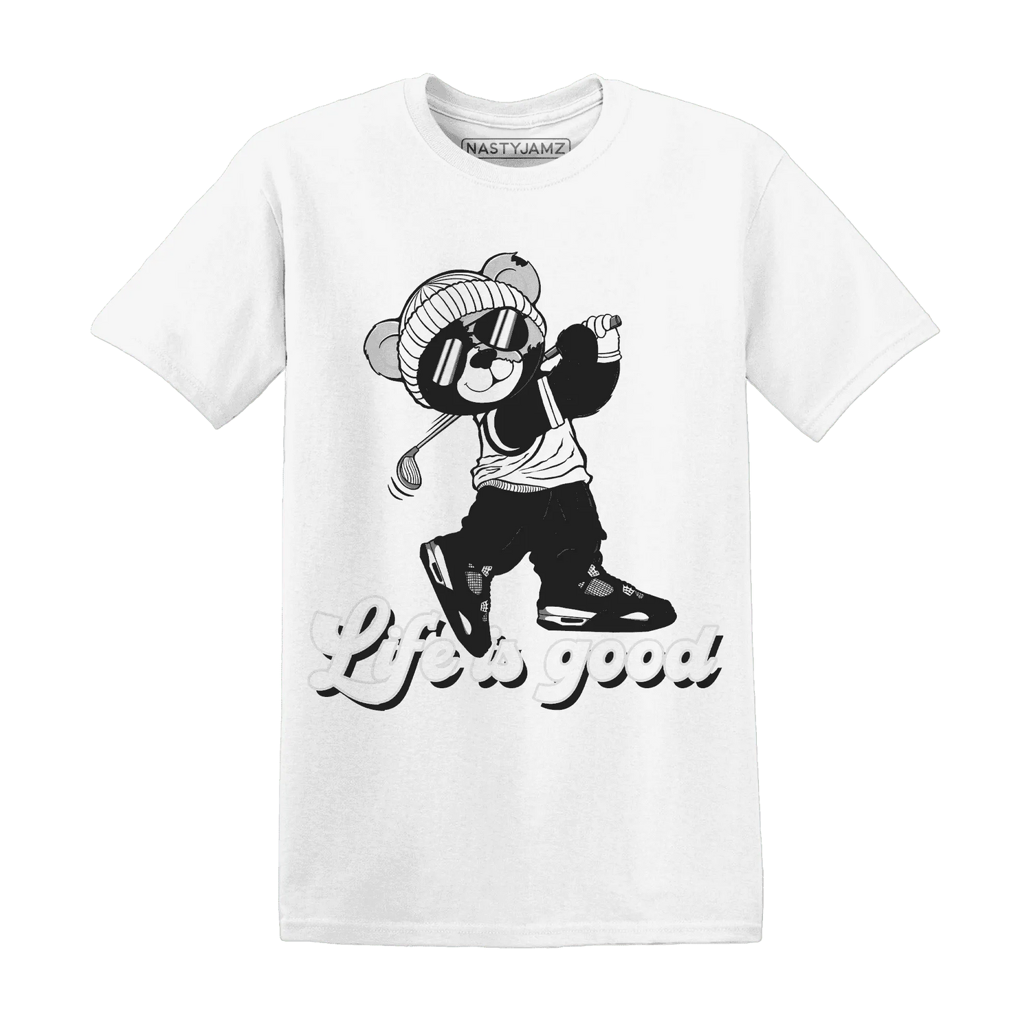 White-Thunder-4s-T-Shirt-Match-BER-Like-Golf