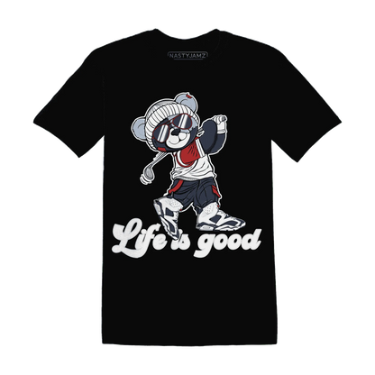 White-Navy-6s-T-Shirt-Match-BER-Like-Golf
