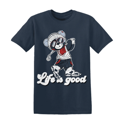 White-Navy-6s-T-Shirt-Match-BER-Like-Golf