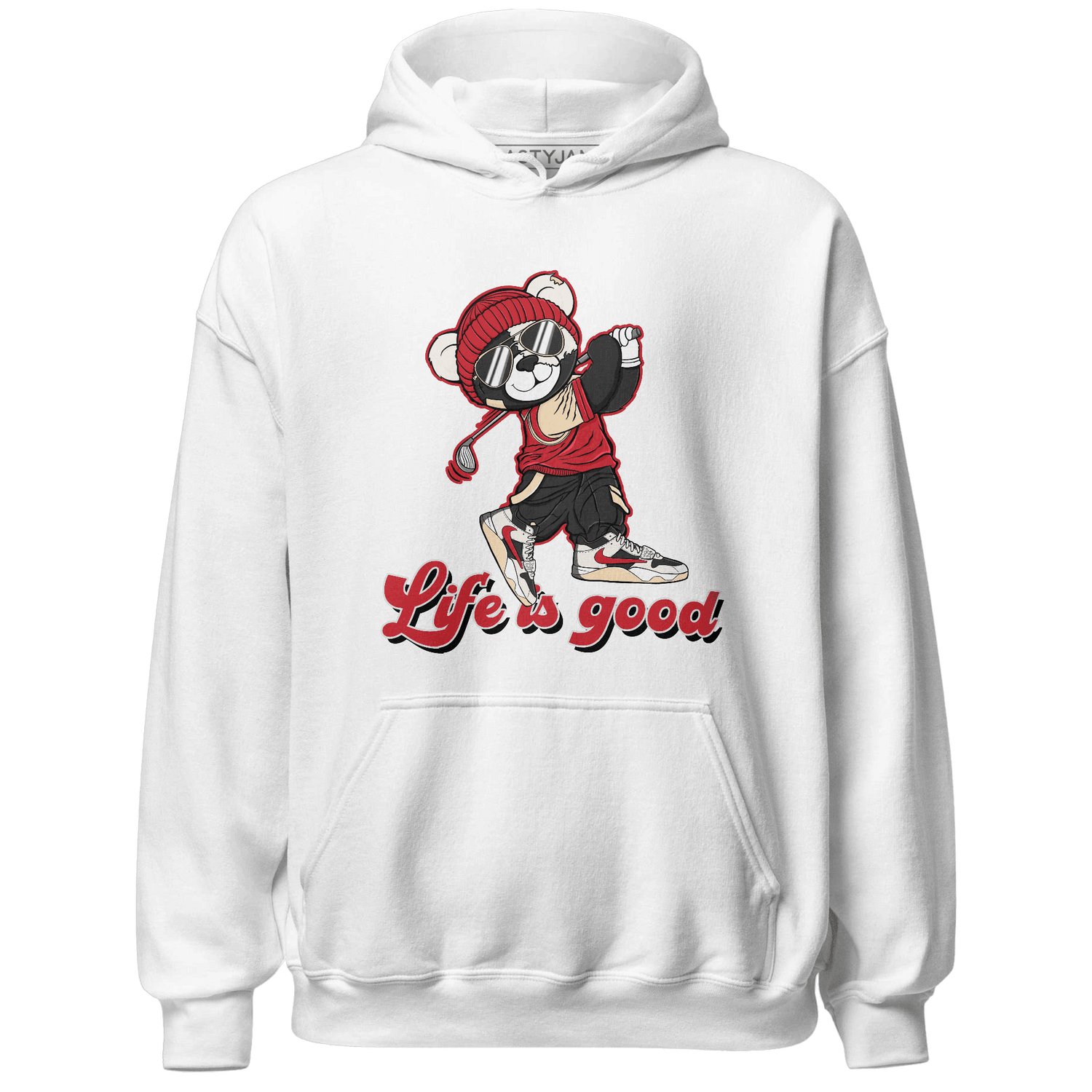 Jumman Jack University Red Hoodie Match BER Like Golf - NastyJamz