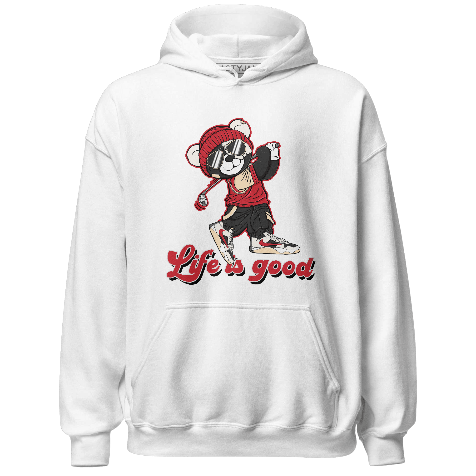 Jumman Jack University Red Hoodie Match BER Like Golf - NastyJamz