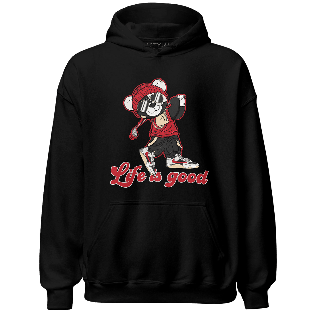 Jumman Jack University Red Hoodie Match BER Like Golf - NastyJamz