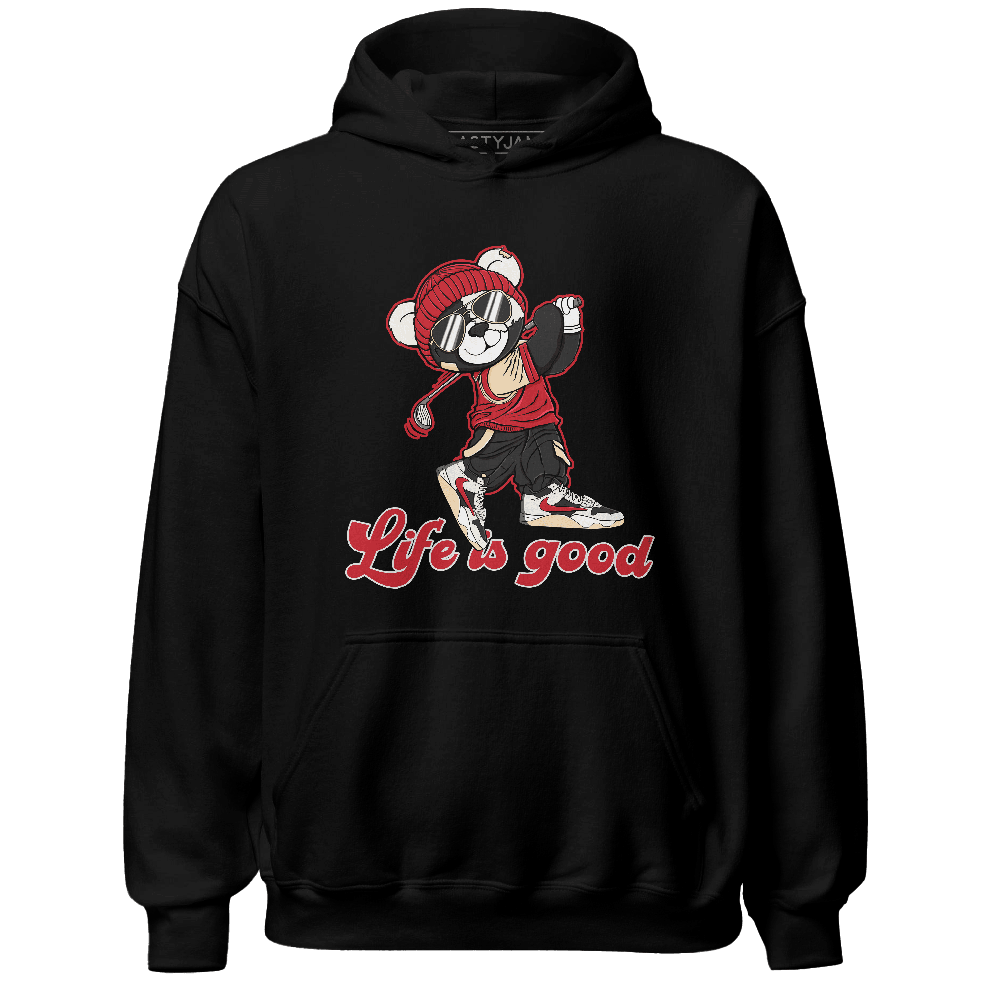 Jumman Jack University Red Hoodie Match BER Like Golf - NastyJamz