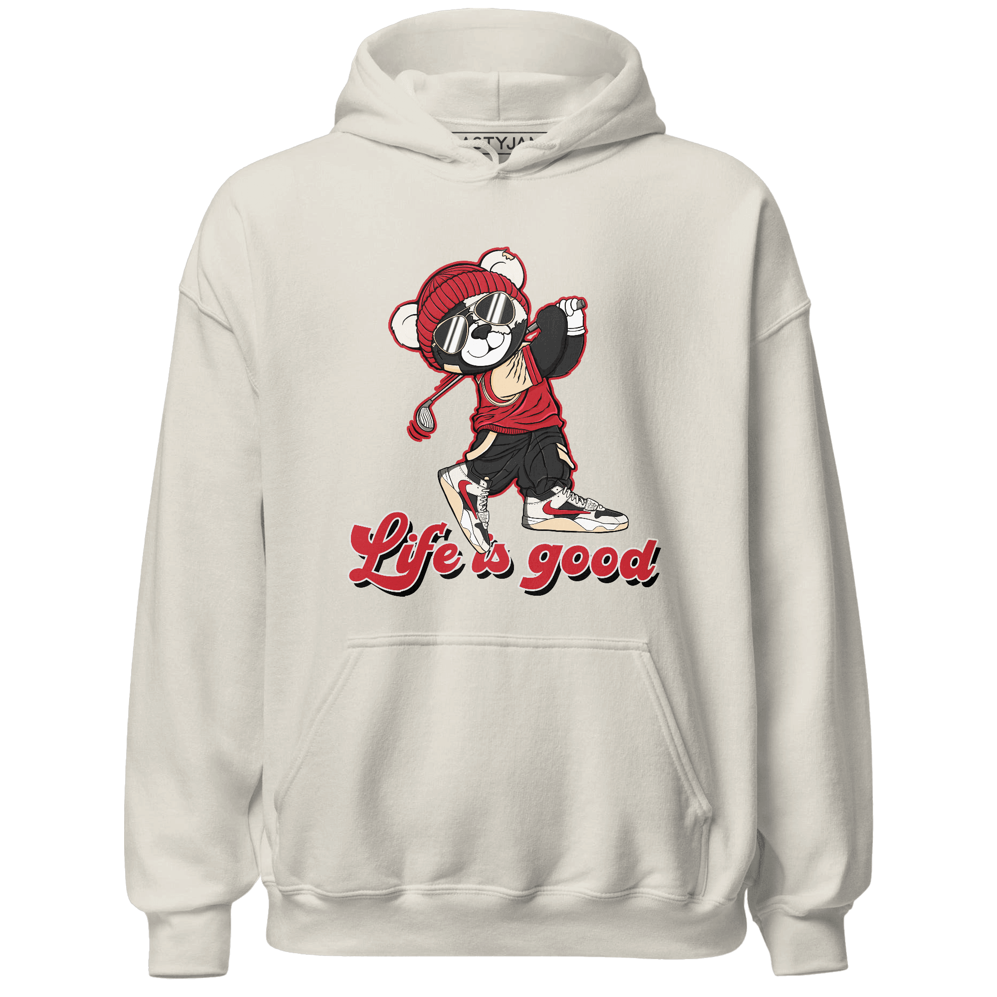 Jumman Jack University Red Hoodie Match BER Like Golf - NastyJamz