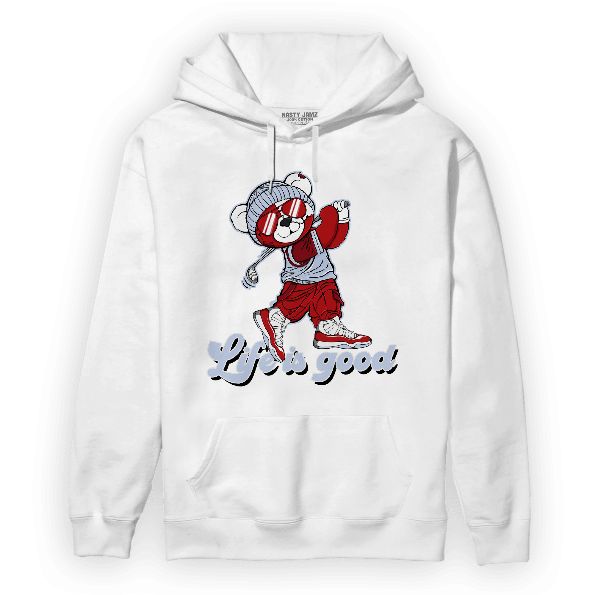 Cherry 11s Hoodie Match BER Like Golf - NastyJamz