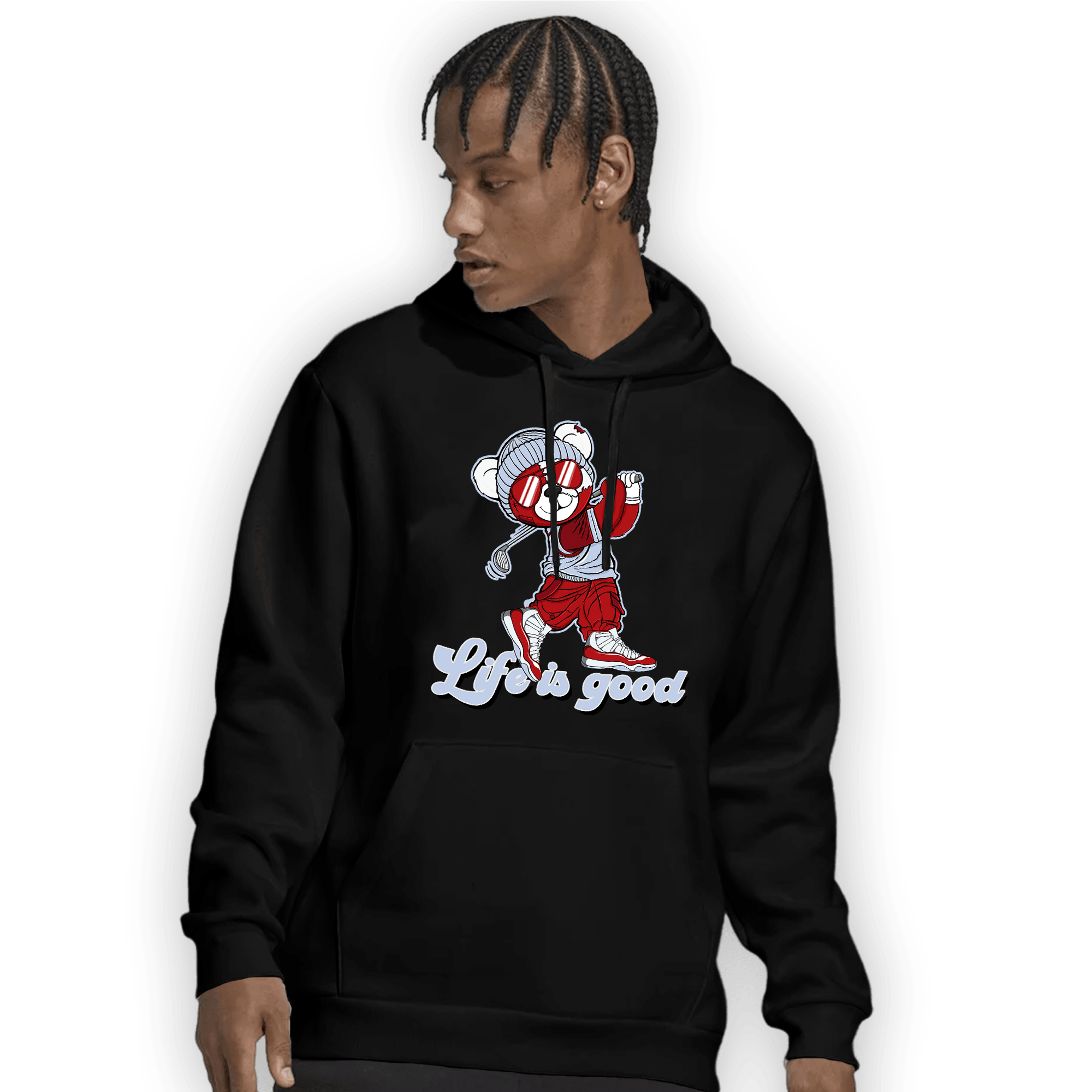 Cherry 11s Hoodie Match BER Like Golf - NastyJamz