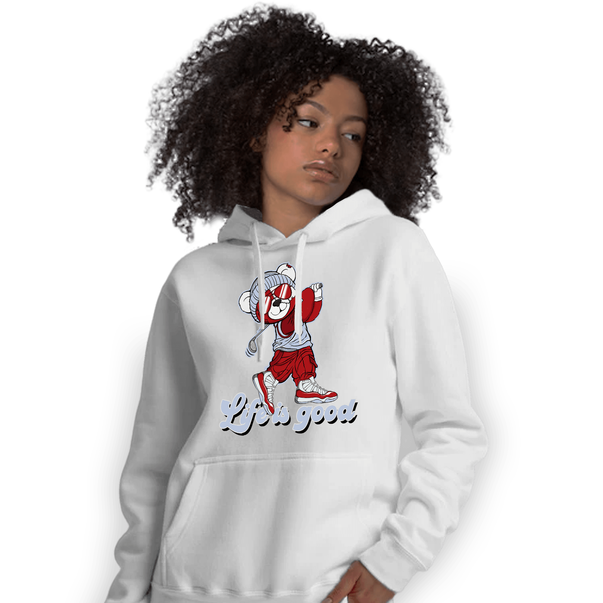 Cherry 11s Hoodie Match BER Like Golf - NastyJamz