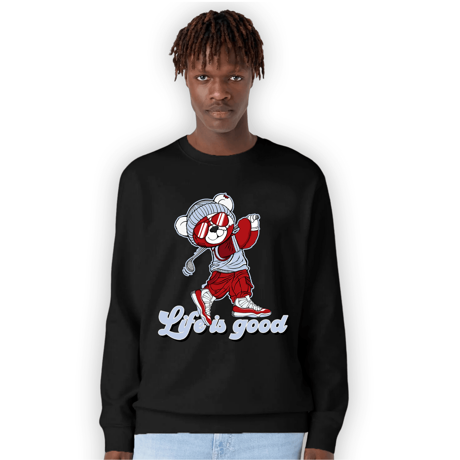 Cherry 11s Sweatshirt Match BER Like Golf - NastyJamz