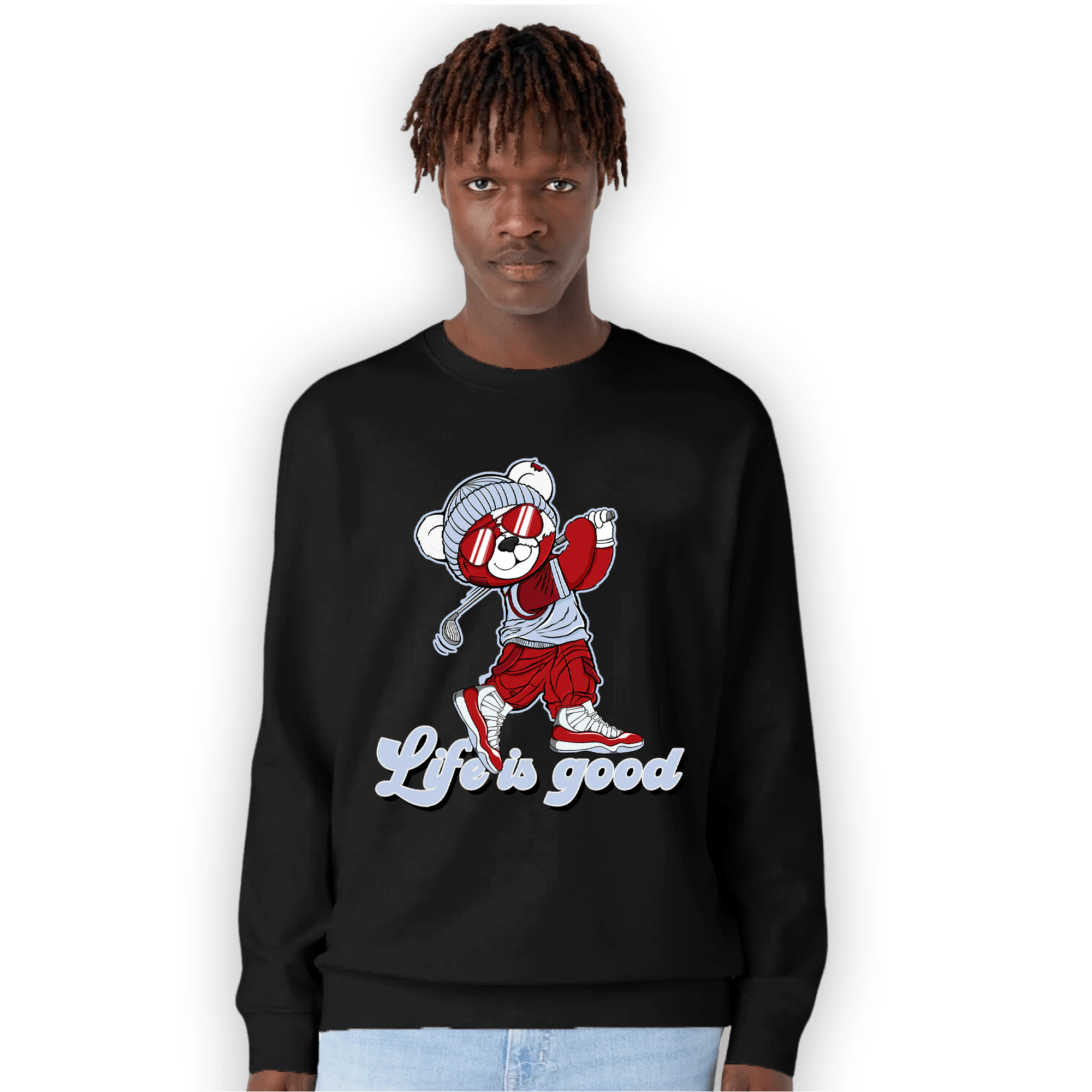 Cherry 11s Sweatshirt Match BER Like Golf - NastyJamz