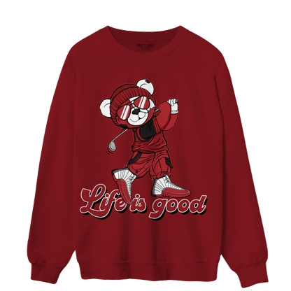 Cherry 12s Sweatshirt Match BER Like Golf - NastyJamz