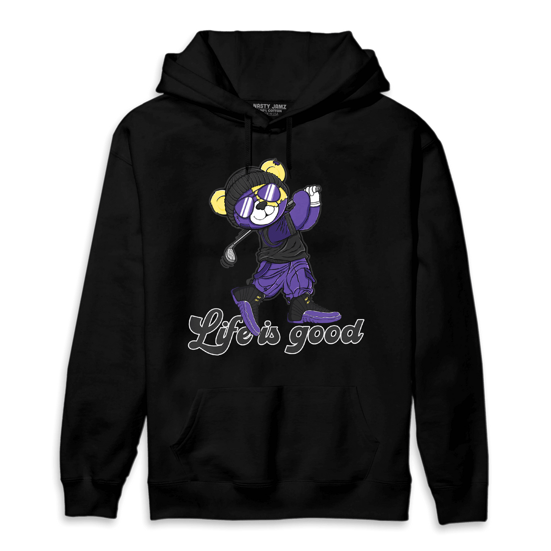 Field Purple 12s Hoodie Match BER Like Golf - NastyJamz