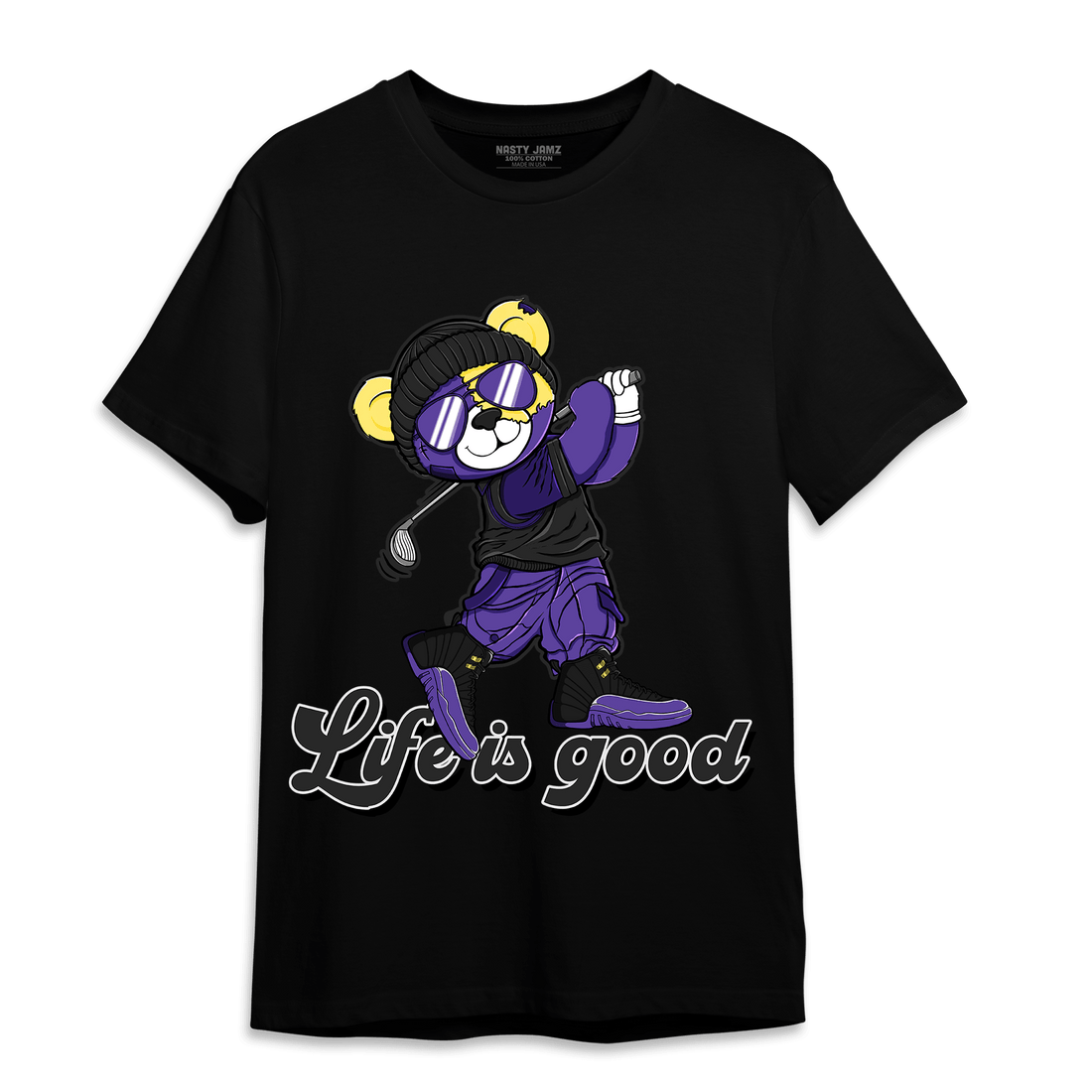 Field Purple 12s T Shirt Match BER Like Golf - NastyJamz