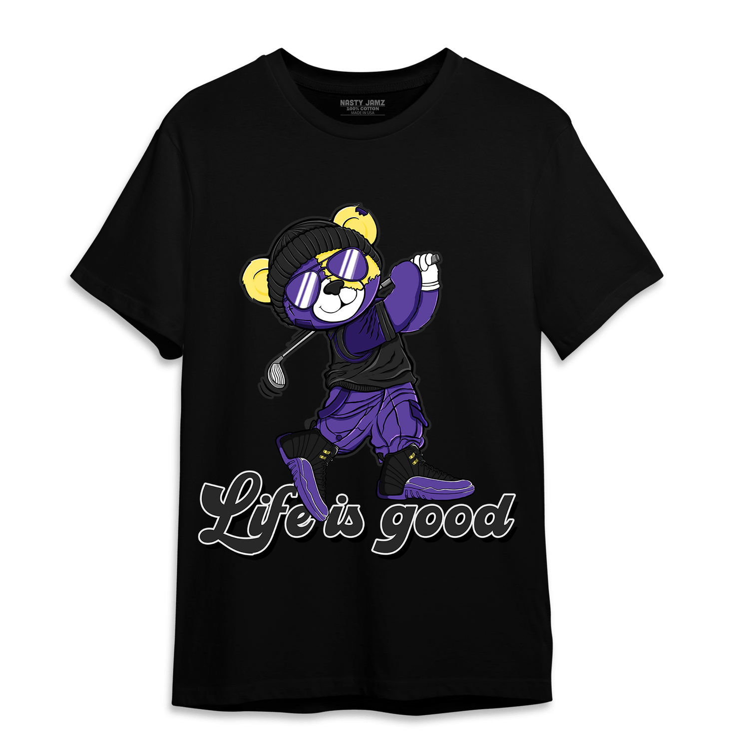 Field Purple 12s T Shirt Match BER Like Golf - NastyJamz