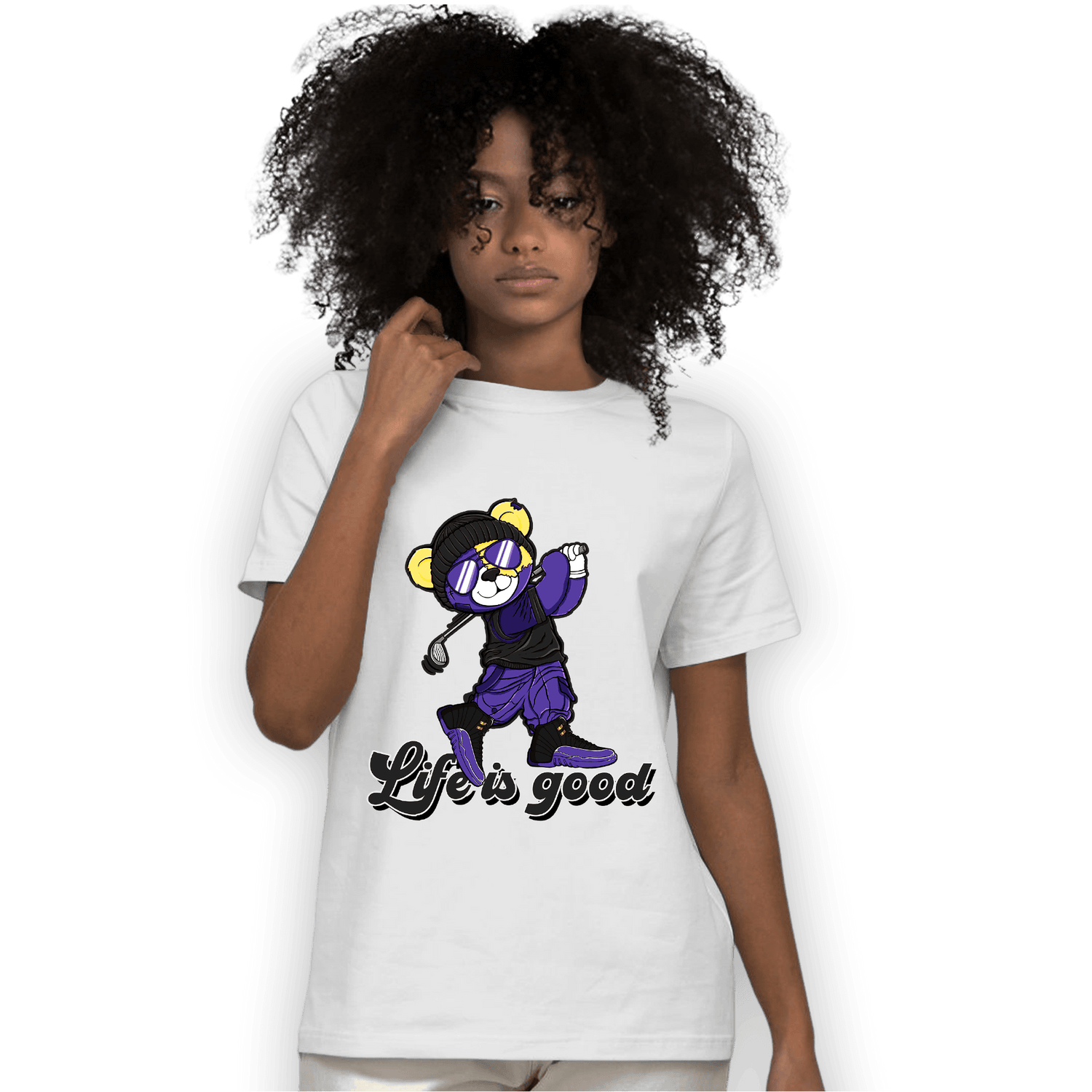 Field Purple 12s T Shirt Match BER Like Golf - NastyJamz