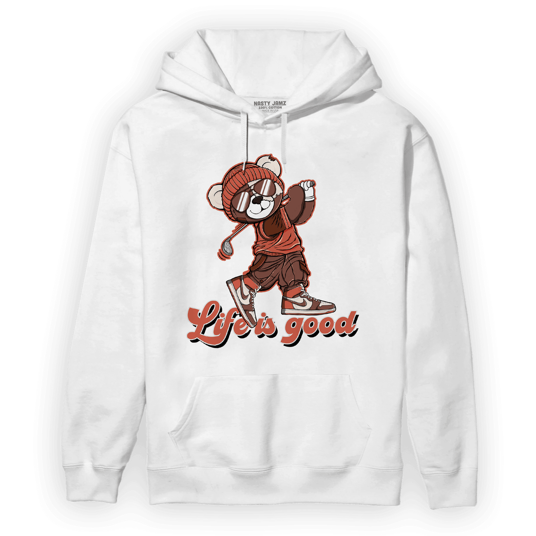 High OG Dusted Clay 1s Hoodie Match BER Like Golf - NastyJamz