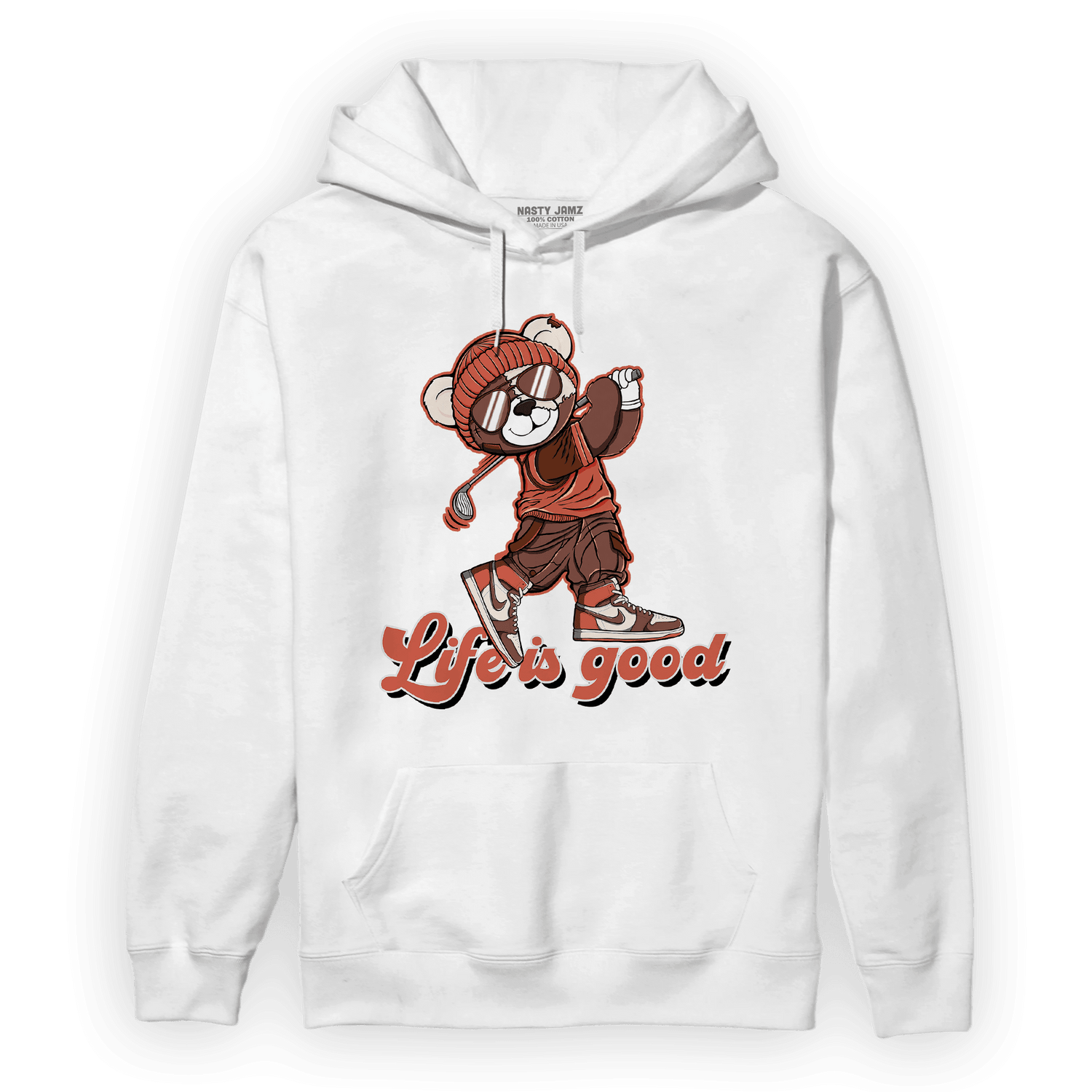 High OG Dusted Clay 1s Hoodie Match BER Like Golf - NastyJamz